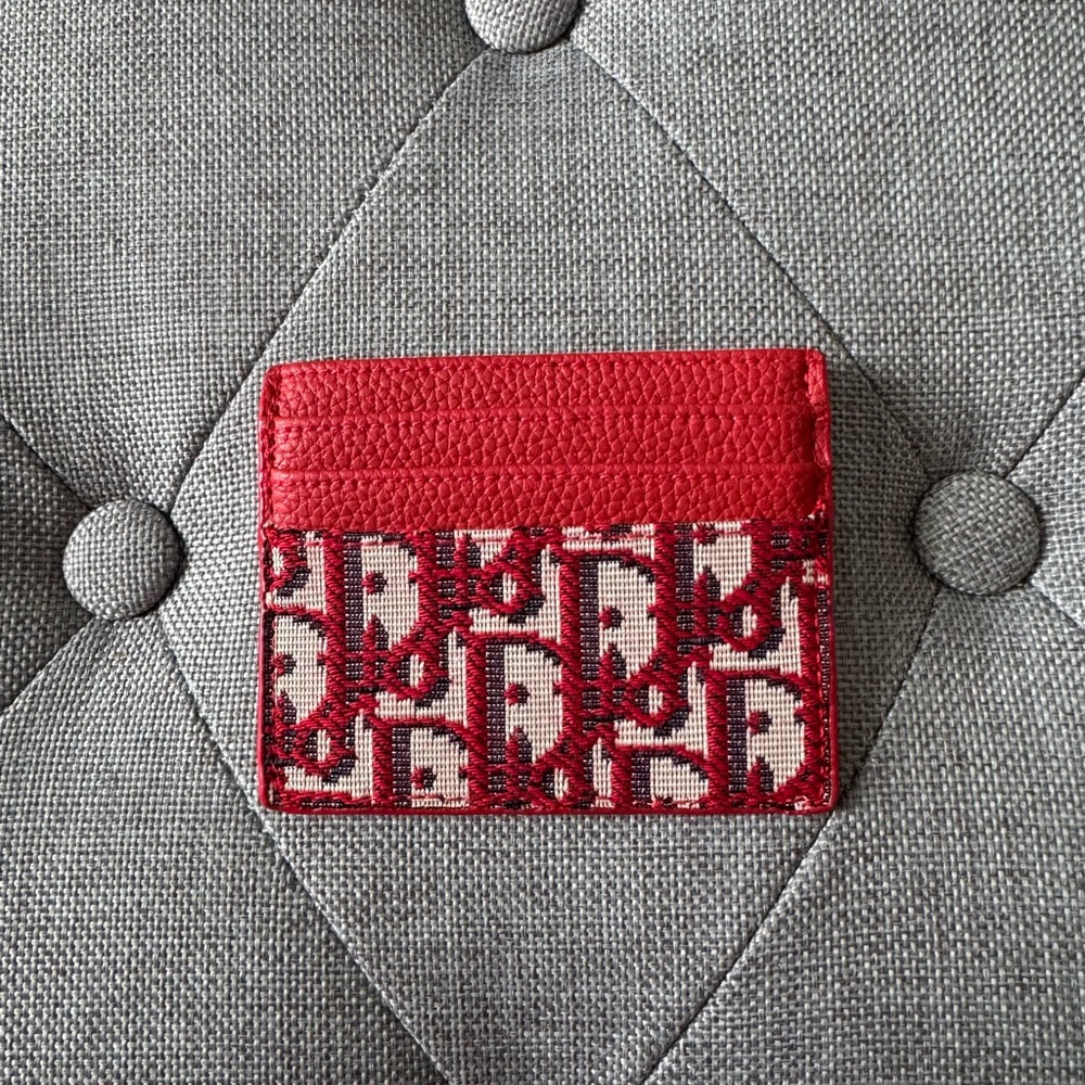 Red Designer Card Holder